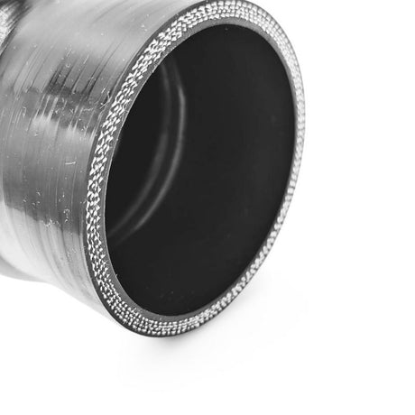 Silikoneslange hump med 76mm indvendig diameter. Længde 100 mm. Sort