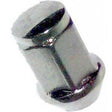 Hjulmøtrik 12mm 1.25 60° konus til 19mm nøgle. Chrom