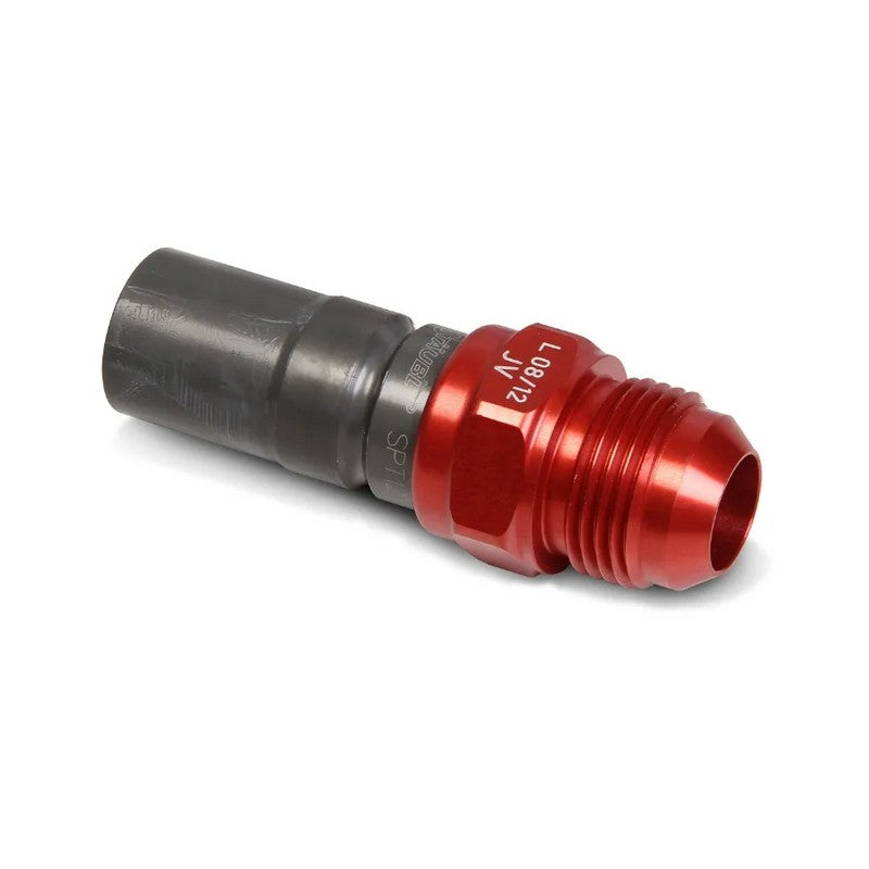 Staubli SPT08 koblingsnippel -8JIC. Aluminium.