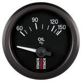 Stack Olietemperatur 60-150°C (M10x1) ur. 52mm elektrisk. 90° skala.