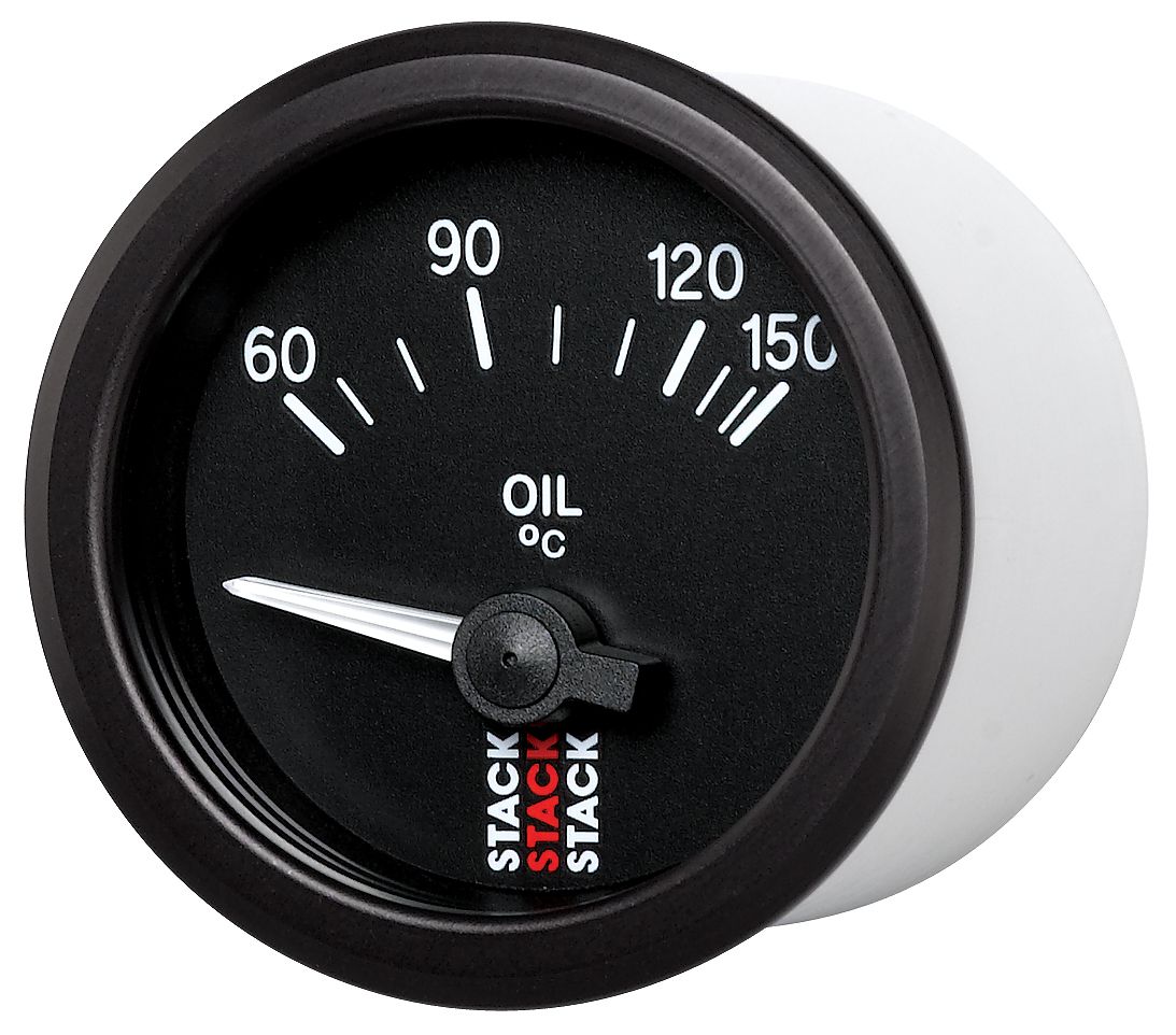 Stack Olietemperatur 60-150°C (M10x1) ur. 52mm elektrisk. 90° skala.