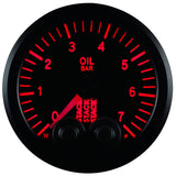 Stack Olietryk 0-7 bar (M10x1) ur. 52mm Pro-control.
