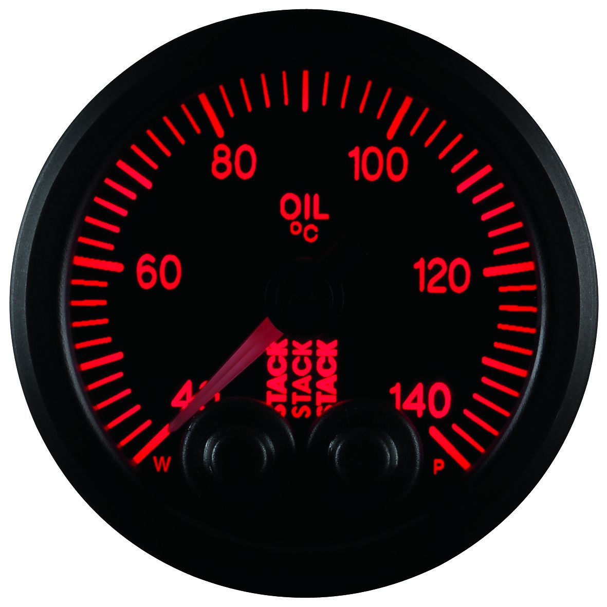 Stack Olietemperatur 40-140°C (1/8NPT) ur. 52mm Pro-control.