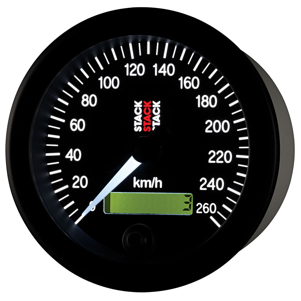 Stack speedometer 80 mm. 0-260 km/t.