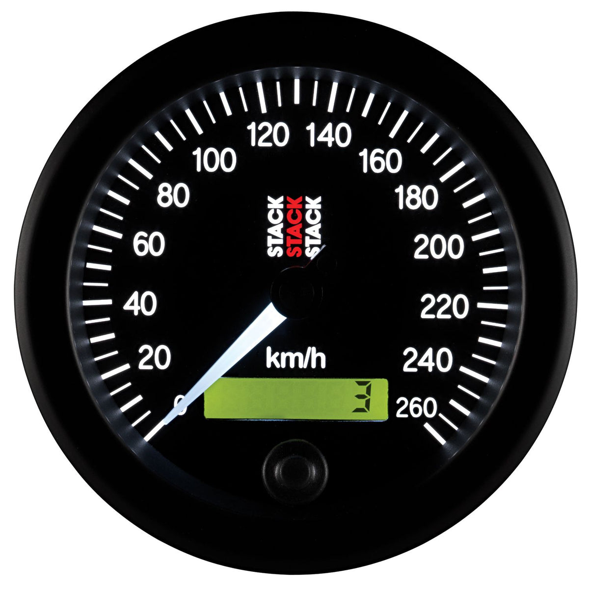 Stack speedometer 80 mm. 0-260 km/t.