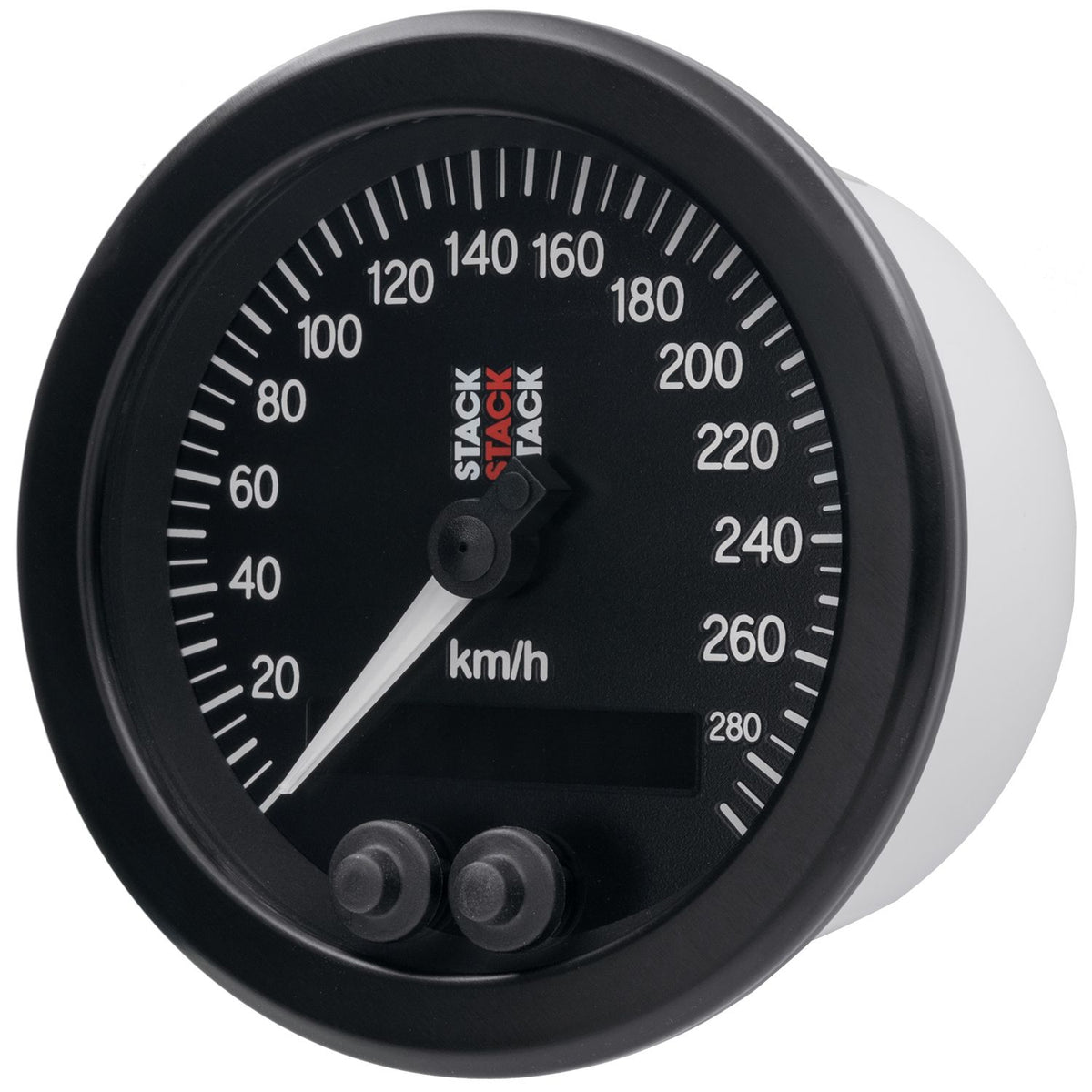 Stack speedometer 80 mm. 0-290 km/t. GPS-styret.