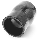 Silikoneslange reducerende lige slange med 16/13mm indvendig diameter. Længde 100 mm. Sort