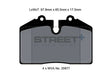 Pagid Street+ bremseklods T8002SP2001