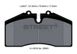 Pagid Street+ bremseklods T8003SP2001