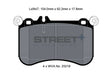 Pagid Street+ bremseklods T8116SP2001