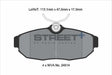 Pagid Street+ bremseklods T8140SP2001