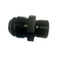 Adapter til fitting. -12JIC til 5/8BSP (han-han). Aluminium, sort anodiceret