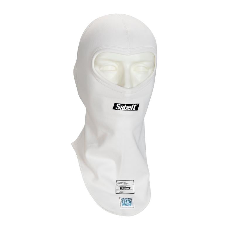 Sabelt Balaclava UI-200. Sort. One-size. Åbent ansigt. FIA-8856-2018-godkendt