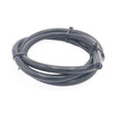 Vacuum slange. Længde 3 m. Indvendig diameter 8 mm. Sort