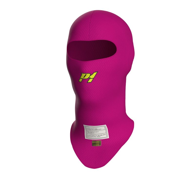 P1 balaclava model X-Flow. One-size. 10 farve muligheder. Åbent ansigt. FIA-8856-2018-godkendt