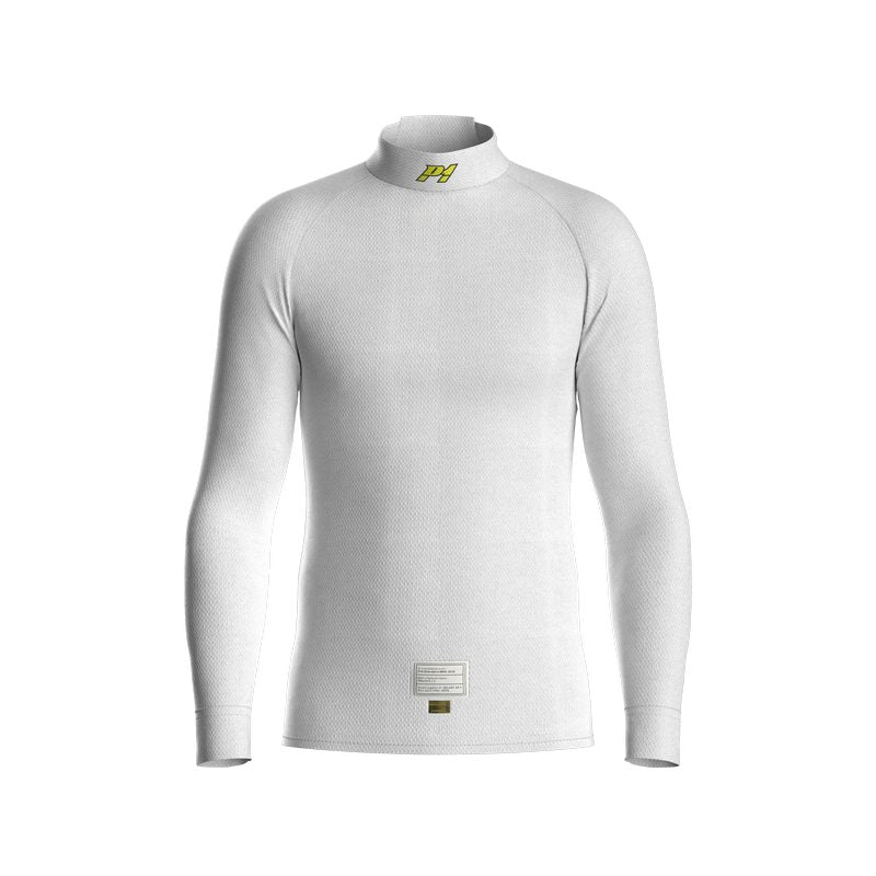 P1 langærmet undertrøje model X-Flow. Hvid eller Sort. Str. S-XXL. FIA-8856-2018-godkendt