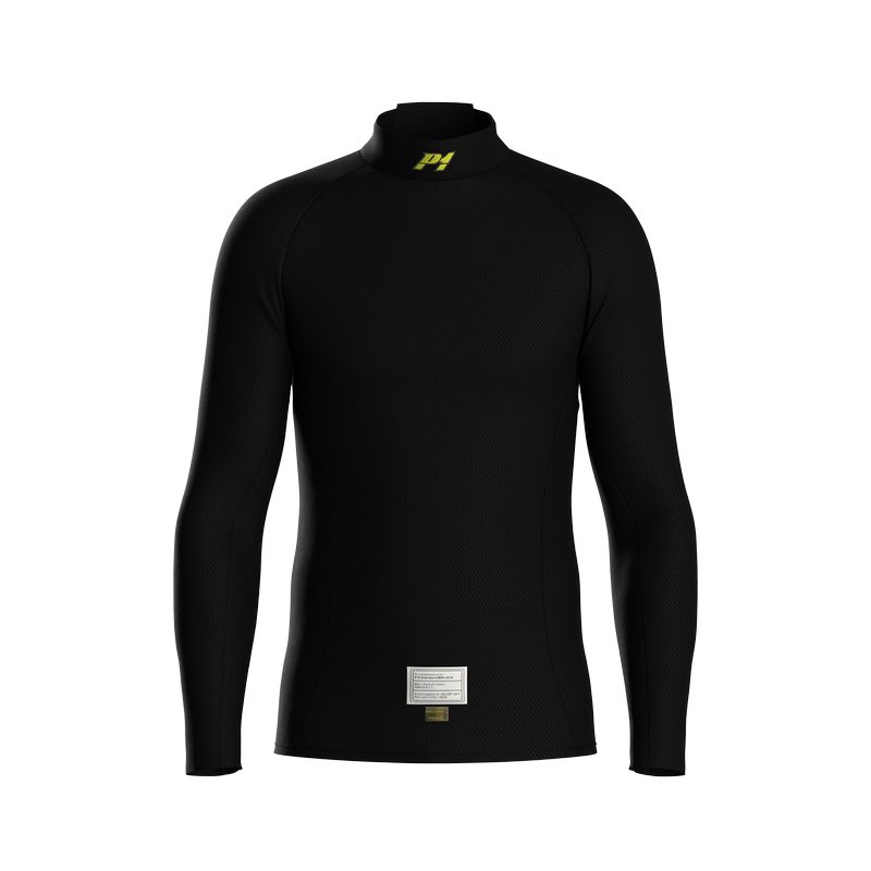 P1 langærmet undertrøje Slim Fit model X-Flow. Hvid eller sort. Str. XS-XL. FIA-8856-2018 godkendt