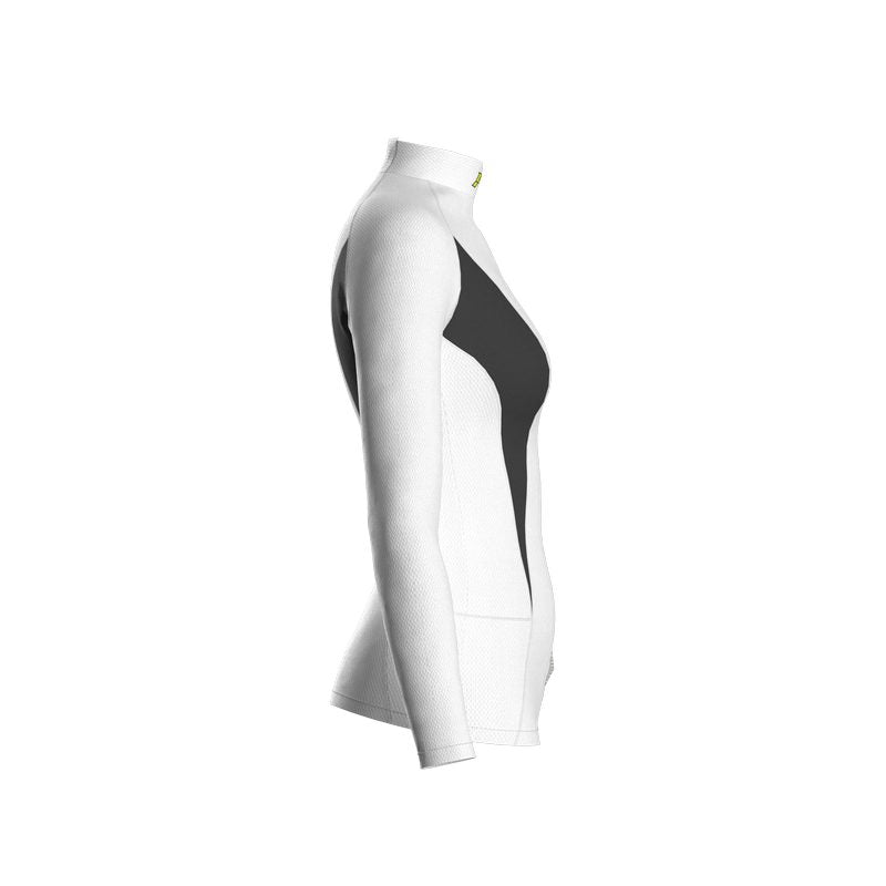 P1 langærmet undertrøje dame model X-Flow. Hvid eller sort. Str. S-XL. FIA-8856-2018 godkendt