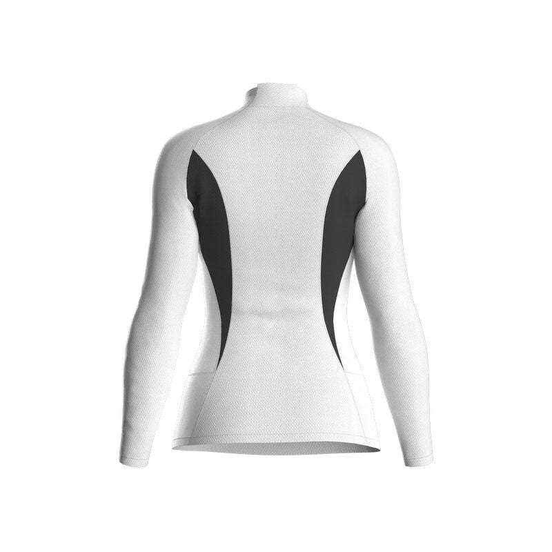 P1 langærmet undertrøje dame model X-Flow. Hvid eller sort. Str. S-XL. FIA-8856-2018 godkendt