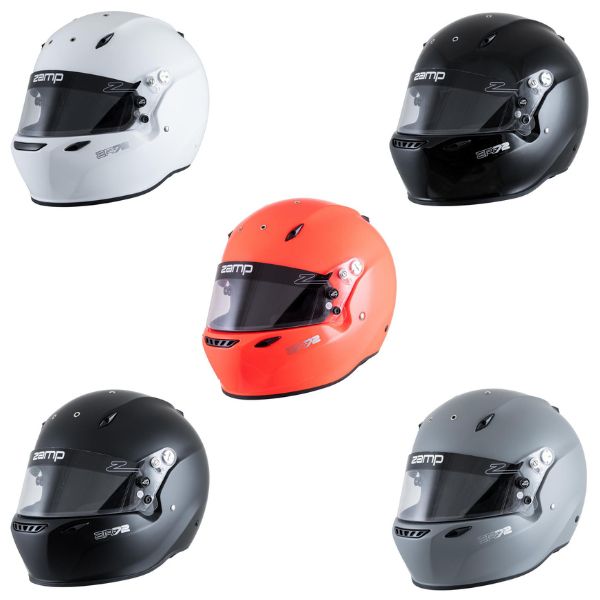 Zamp hjelm model ZR-72. Str. XS-XXXL. 5 farve muligheder. FIA 8859-2015 godkendt.