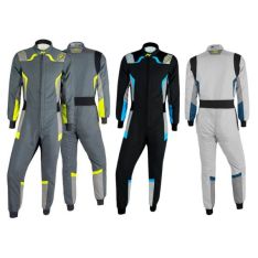 P1 køredragt model Pro-R. Str. 3-7. 3 farve muligheder. FIA-8856-2018-godkendt - Til køreren