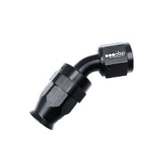 OBP 45gr fitting (hun) til -4JIC OBP teflonslange. Aluminium, sort. - OBP teflonslanger og fittings