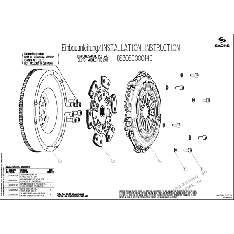 Sachs koblingskit 883089 000149 - Koblingskit