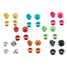 Zamp ekstra skruer til visir. 7 farve muligheder - Hjelme