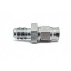 M10x1.0 lige bremsefitting (han) med convex sæde til -3 slange. Rustfri stål - OBP