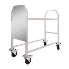 B-G Racing stor endeplade til pulverlakeret dækvogn - Dækvogne