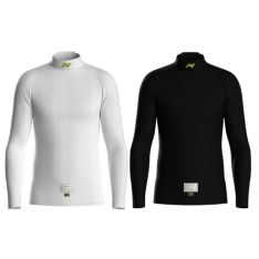 P1 langærmet undertrøje model X-Flow. Hvid eller Sort. Str. S-XXL. FIA-8856-2018-godkendt - P1