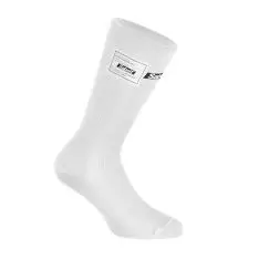 Sabelt lange strømper UI-600. Hvid. Str. L. FIA-8856-2018-godkendt. - Til køreren