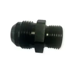 Adapter til fitting. -10JIC til 1/2BSP (han-han). Aluminium, sort anodiceret - Aeroquip JIC til BSP adaptere