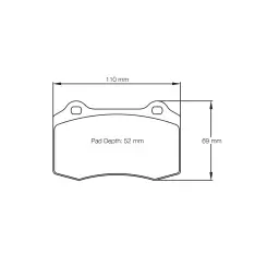 Pagid bremseklods S1408 RS 42 - RS