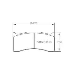 Pagid bremseklods S8000 RS 42 - RS