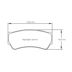 Pagid bremseklods S8049 RS 42 - RS