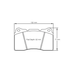 Pagid bremseklods S2487 RSL 1 (bedded) - 