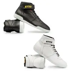 Sabelt sko model Laser TB-3. Str. 36-48. Medium højde. 2 farve muligheder. FIA-8856-2018-godkendt - Til køreren