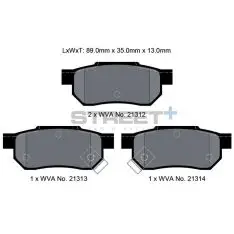 Pagid Street+ bremseklods T8004SP2001 - PAGID Street+ klodser