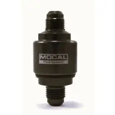 Brændstof/oliefilter -6JIC ind- og udgang. 40 micron. Sort - Benzinfiltre