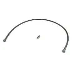 OBP stålarmeret fødeslange mellem hovedcylinder og reservoir 930mm længde. - OBP Bremsetilbehør