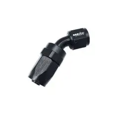 OBP -8JIC 45gr. fitting (hun) til OBP højtryksslange. Aluminium, sort anodiceret - OBP AN/JIC slanger og fittings