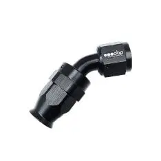 OBP 45gr fitting (hun) til -10JIC OBP teflonslange. Aluminium, sort. - OBP teflonslanger og fittings