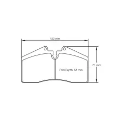 Pagid bremseklods S1204 RS 42 - RS