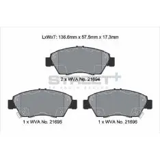 Pagid Street+ bremseklods T8006SP2001 - PAGID Street+ klodser