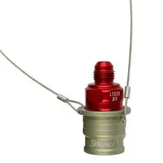 Staubli SPT05 kobling -6JIC med wire. Aluminium. - Staubli