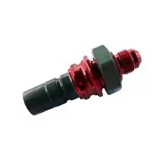 Staubli SPT08 koblingsnippel -6JIC til fastgørelse. Aluminium. - Staubli