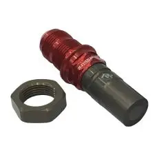 Staubli SPT12 koblingsnippel -12JIC til fastgørelse. Aluminium. - Staubli