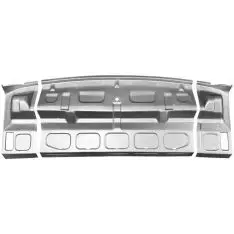 Magnum MK2 Rear Parcel Shelf & Side Pieces & Rear Support - Magnum pladedele til Ford Escort MK2