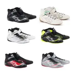 Alpinestars sko model Tech-1 Z V3. Str. 37-47. 6 farve muligheder. FIA-8856-2018-godkendt. - Sko